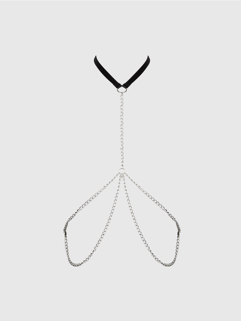 Chain & Elastic Drape Harness