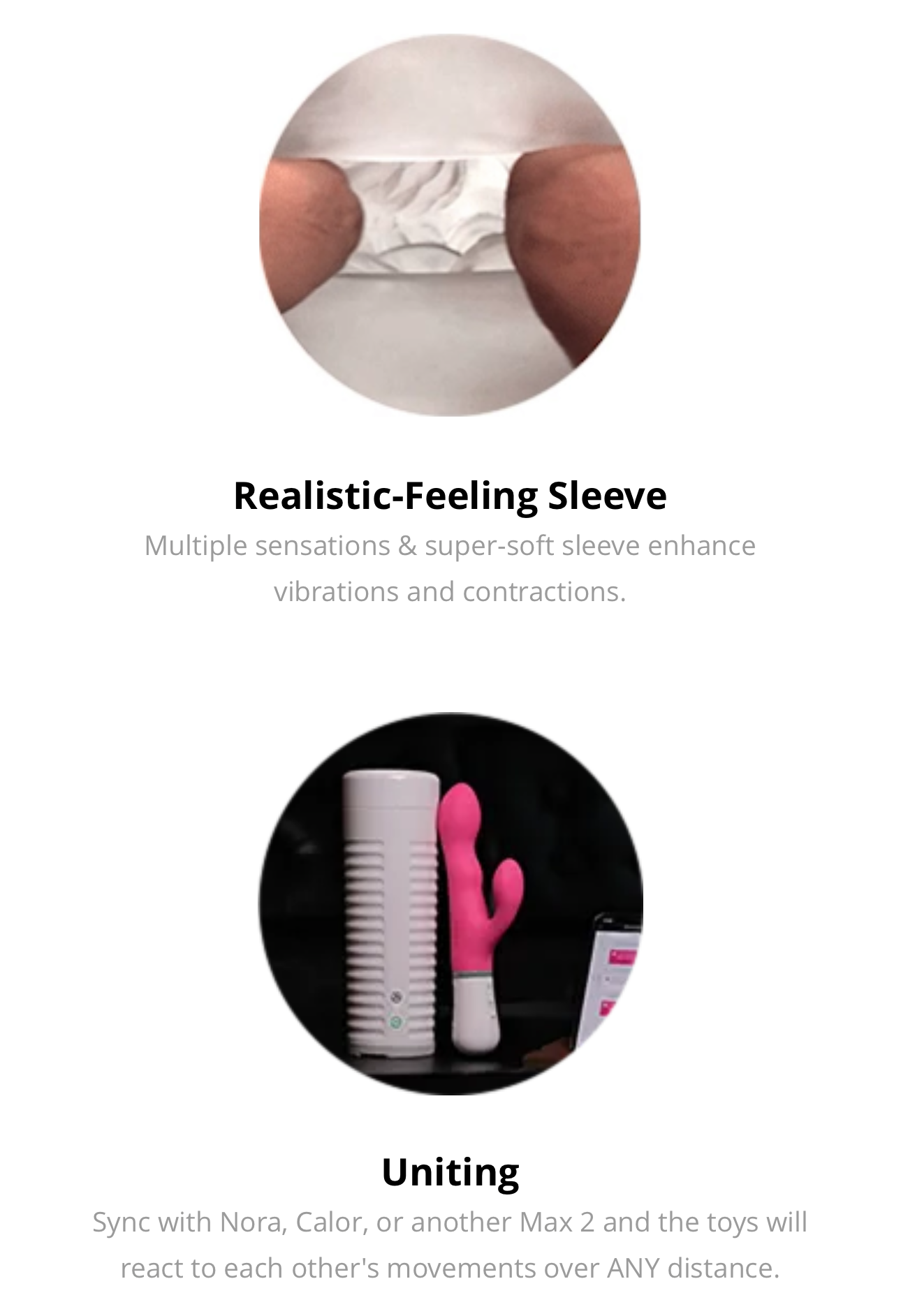 Max 2 App Controlled Masturbation Sleeve