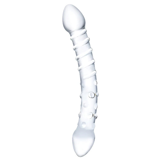 Double Trouble Glass Dildo