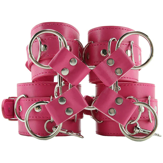 Hand & Feet Cuff Set- Pink