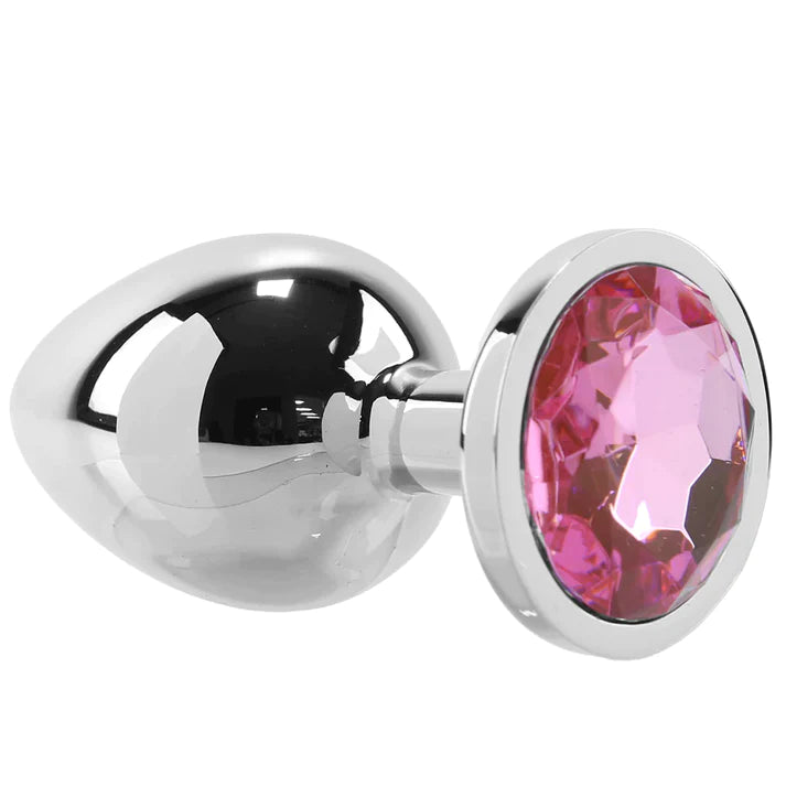 Pink Gem Anal Plug- Large