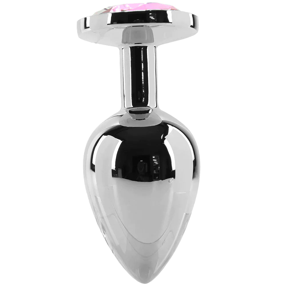 Pink Gem Anal Plug- Large