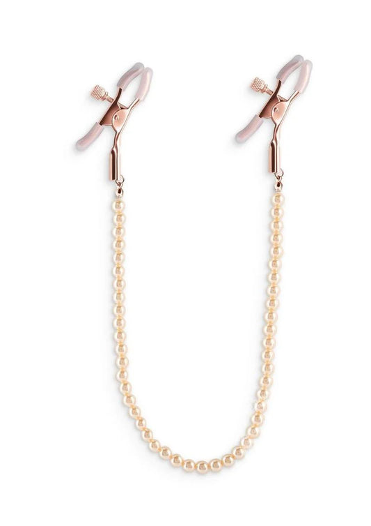 Pearl & Rose Gold Nipple Chain