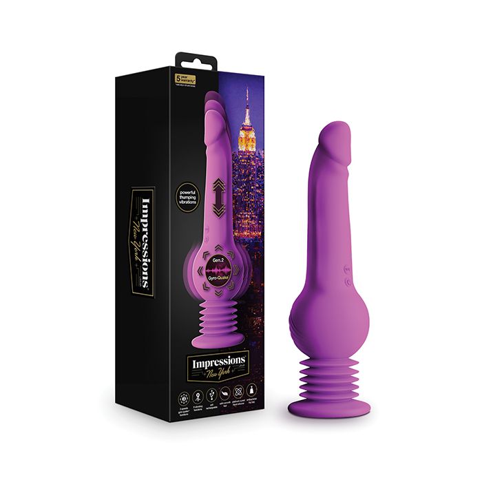 Gyro Quake Suction Dildo