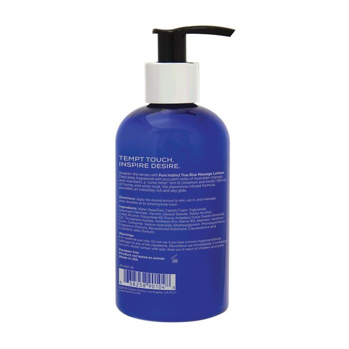 Pure Instinct True Blue Massage Lotion